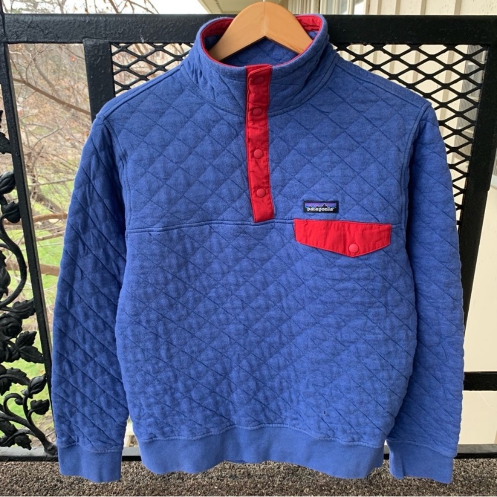 Patagonia Organic Cotton Quilt Snap-T Pullover Men’s Small S